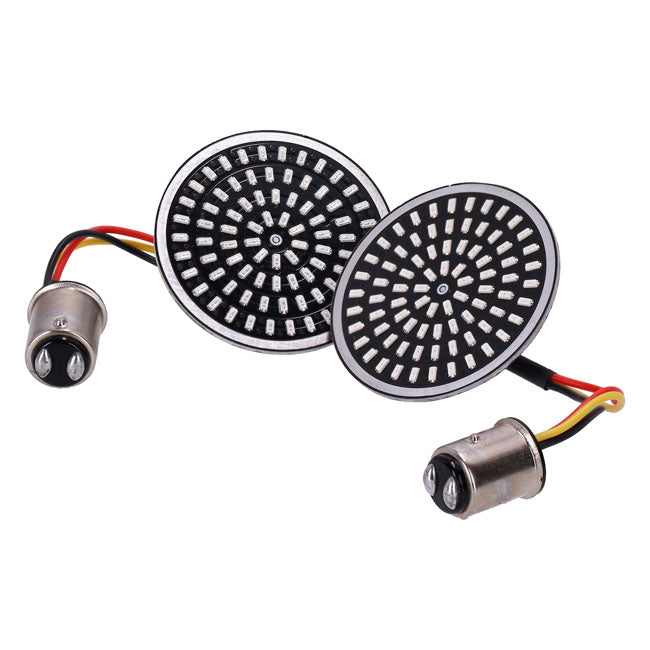 McS LED-Blinker hinten, bernsteinfarben/rot, für Harley-Davidson