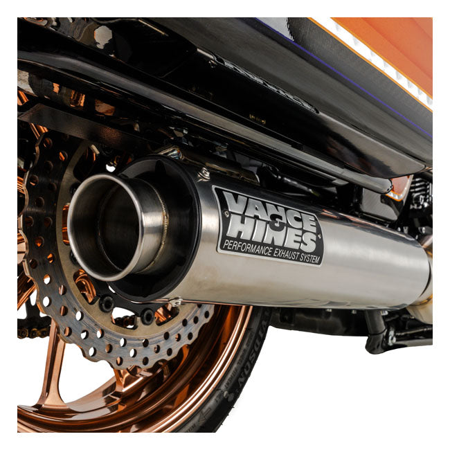 Vance Hines Supersport 2-1 Brushed Auspuffanlage für Harley-Davidson