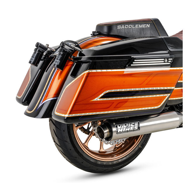 Vance Hines Supersport 2-1 Brushed Auspuffanlage für Harley-Davidson