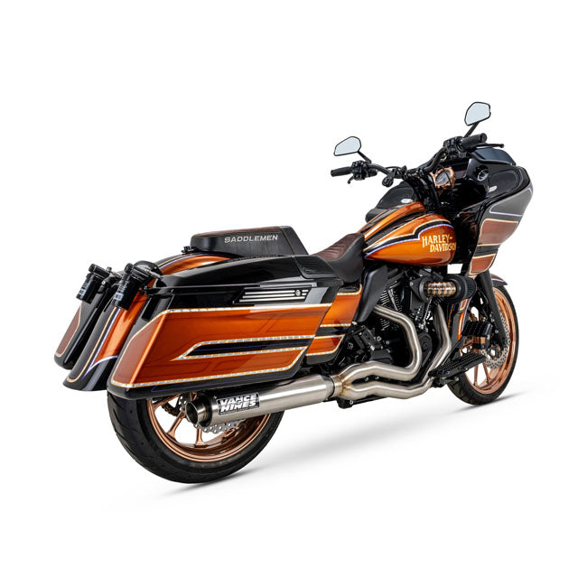Vance Hines Supersport 2-1 Brushed Auspuffanlage für Harley-Davidson