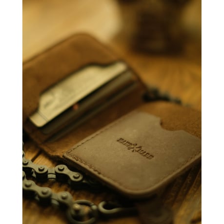 Cartera Trip Machine Moto tabaco