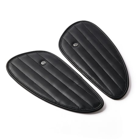 Trip Machine, Juego de protectores de depósito de cuero clásicos. Negro