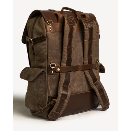 Trip Machine Rambler bolso mochila vintage bronceado