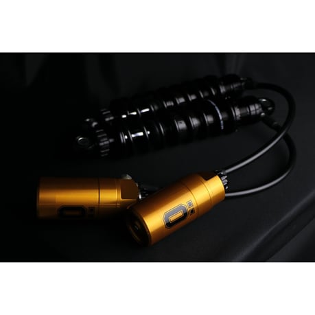 Ohlins, amortiguadores traseros STX36 Blackline. Reserva de oro. 12"