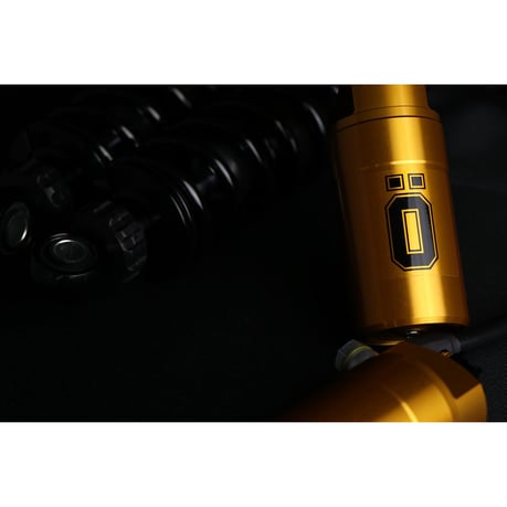 Ohlins, amortiguadores traseros STX36 Blackline. Reserva de oro. 12"