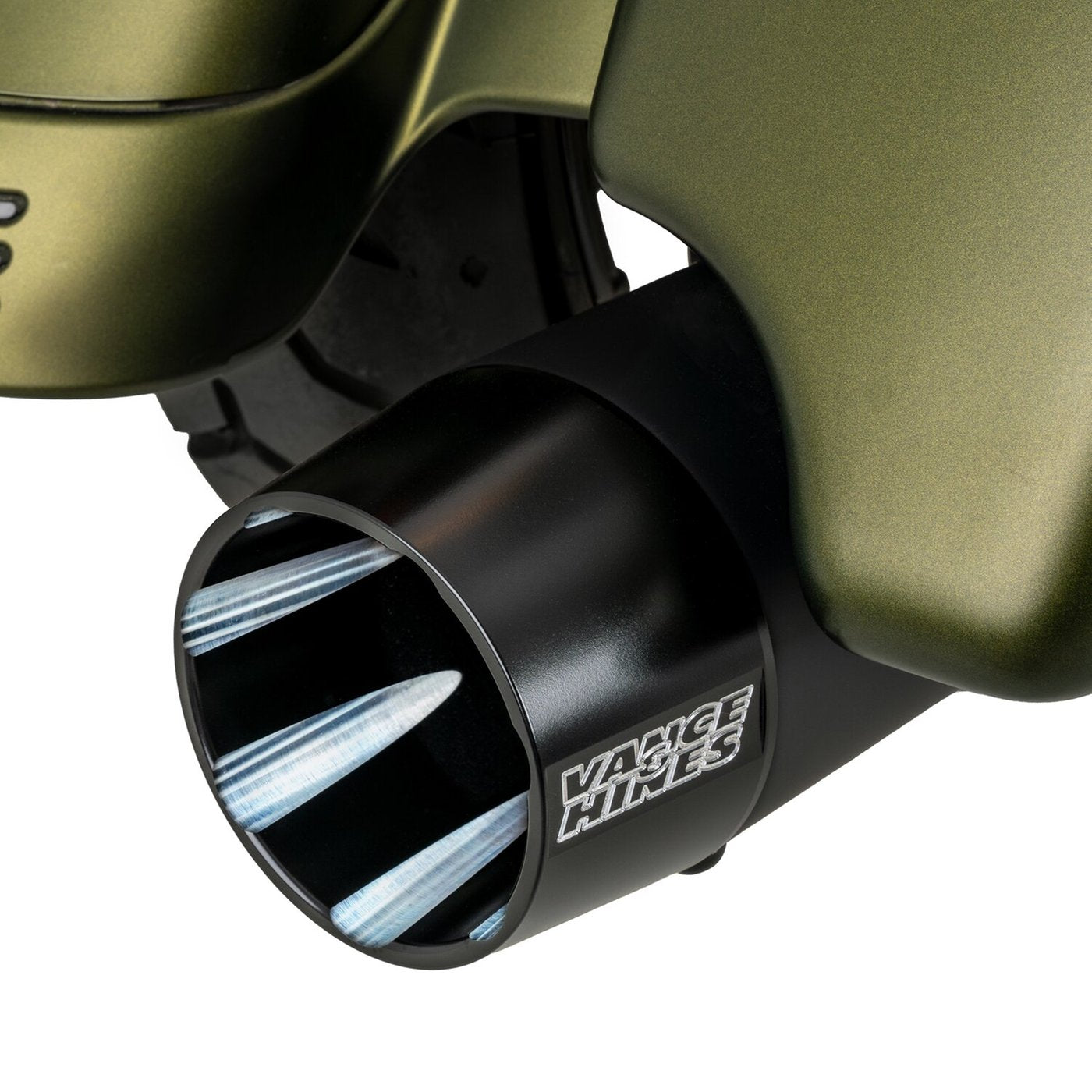 Vance & Hines, Silenciadores Deslizables Blackbird 450 Negro Para Harley Davidson