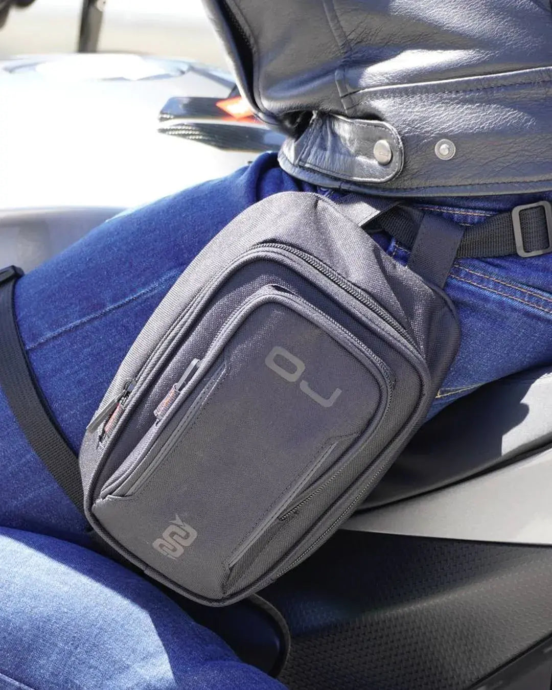 Bolsa de pierna City Track (1,5 litros) para moto