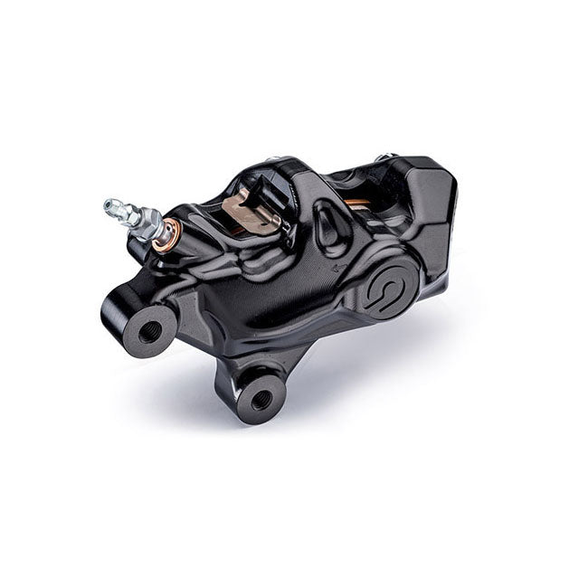 Brembo, Pinza Atornillada Personalizada 484. Frente Derecho. Negro Para Harley Davidson