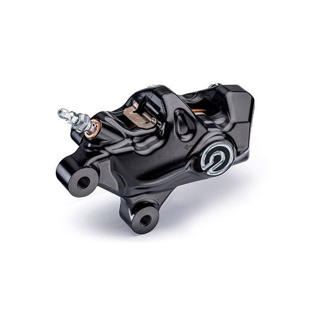 Brembo 484 Custom Bolt-On Bremssattel. Vorne rechts. Schwarz. Für Harley-Davidson.