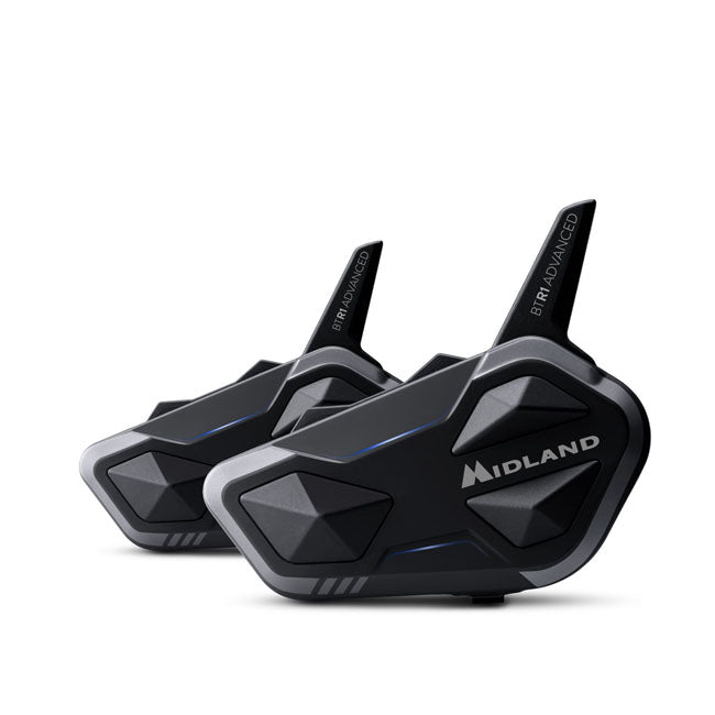Intercomunicador Midland BTR1 Advanced Gemelo Para Cascos Moto