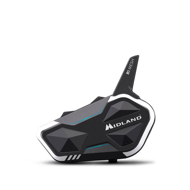 Intercomunicador Midland R1 Mesh - Un Solo Paquete Para Cascos Moto