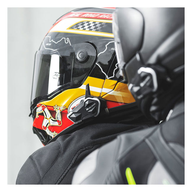 Intercomunicador Bluetoot Midland R1 Mesh - Paquete Doble Para Cascos Moto