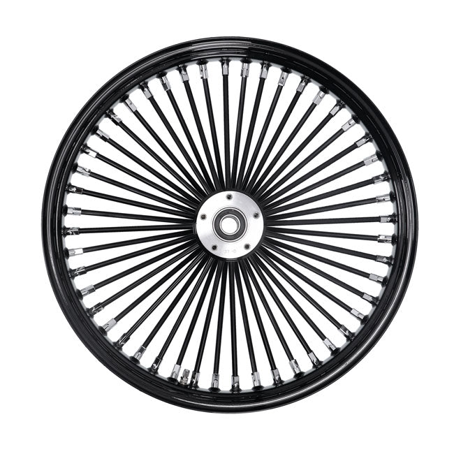 MCS 48 Thick Spoke Radial Front Wheel 3.50 x 21 DF Black for Harley Davidson
