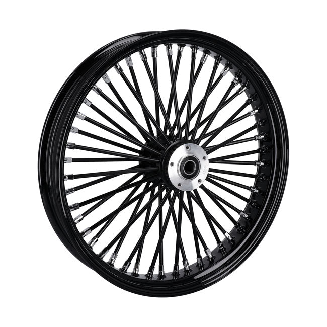 MCS 48 Fat Spoke Radial Vorderrad 3,50 x 21 SF Schwarz für Harley Davidson