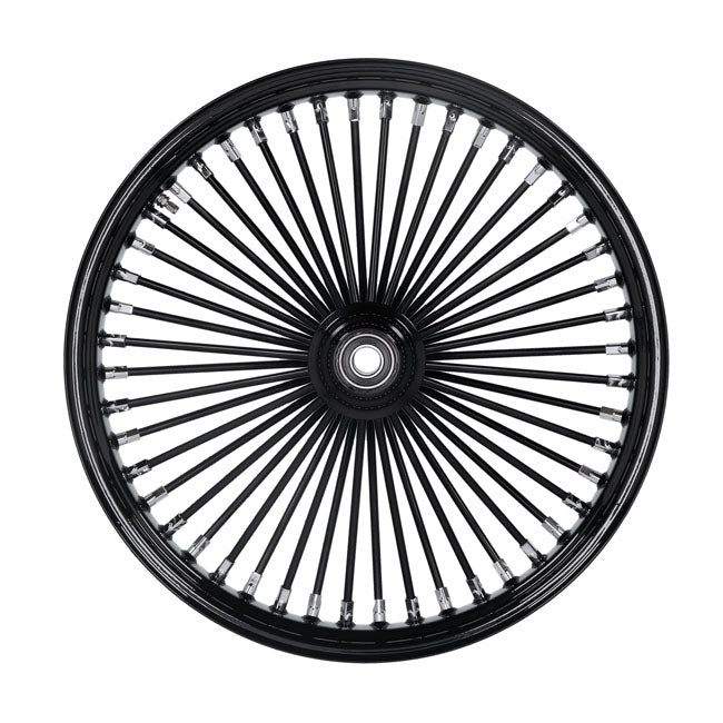 MCS 48 Fat Spoke Radial Vorderrad 3,50 x 21 SF Schwarz für Harley Davidson