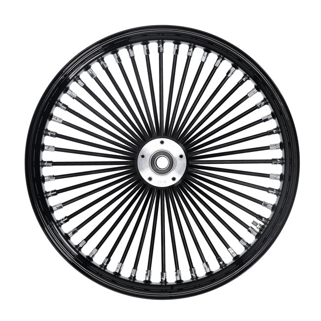 MCS 48 Fat Spoke Radial Vorderrad 3,50 x 21 SF Schwarz für Harley Davidson