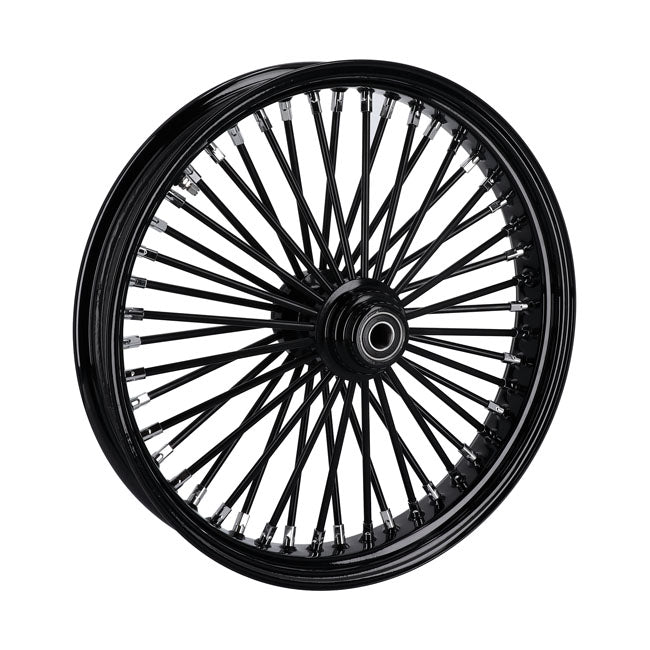 MCS 48 Fat Spoke Radial Vorderrad 3,50 x 21 SF Schwarz für Harley Davidson