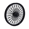 MCS 48 Fat Spoke 2.15 x 21 SF Black Radial Front Wheel for Harley Davidson