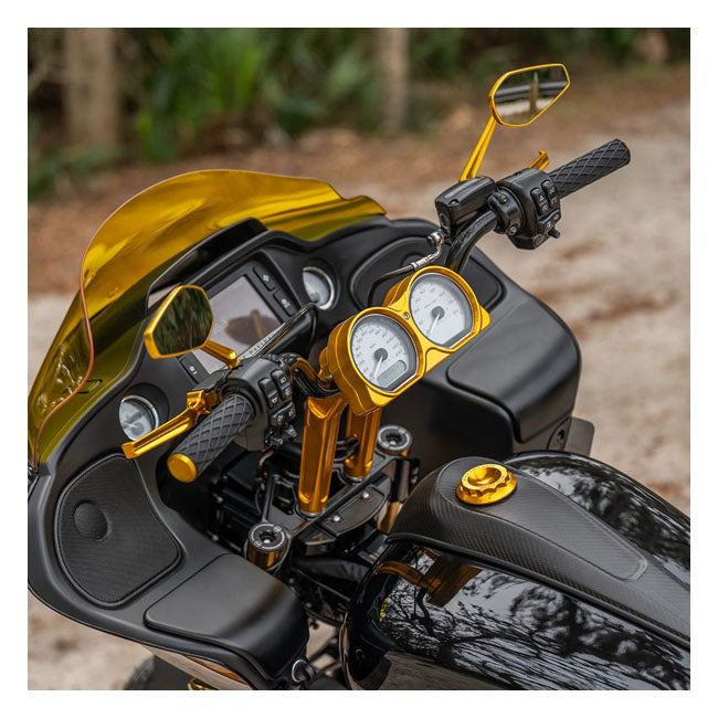 Arlen Ness,Method 10 Gold Handlebar Risers For Road Glides