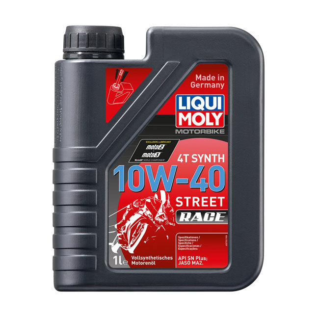 Liqui Moly, Aceite De Motor Sintético 4T 10W-40 Street Race 1 L