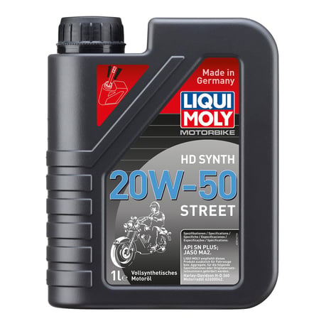 Liqui Moly, aceite de motor HD sintético 20W-50 Street. 1 litro