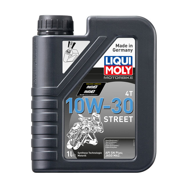 Liqui Moly, Street 4T Semi-Synthetic Motor Oil 10W-30 1 L