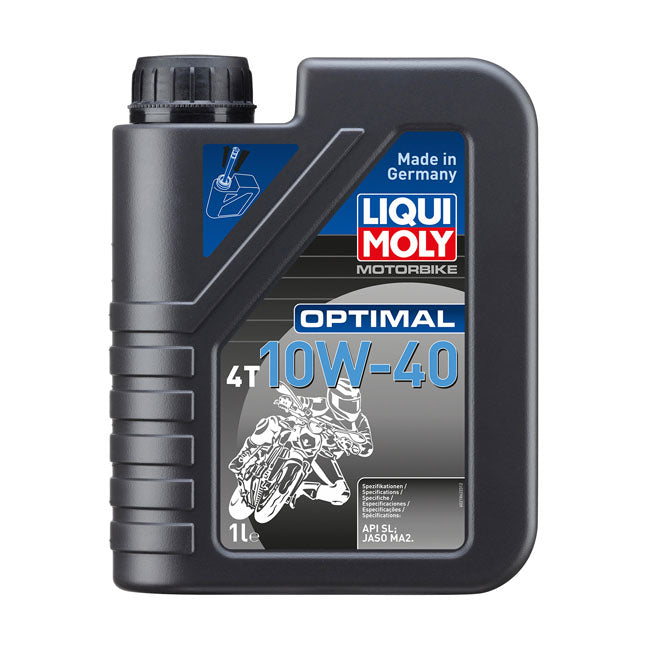 Liqui Moly, Aceite De Motor Mineral De Alto Rendimiento Para Motocicleta 4T 10W-40 1 L