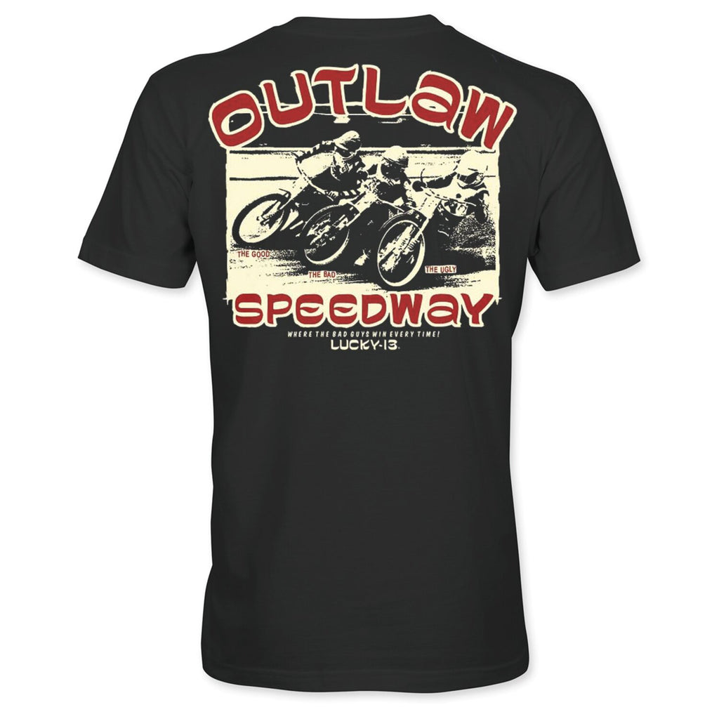 Lucky 13 Outlaw Speedway t-shirt black