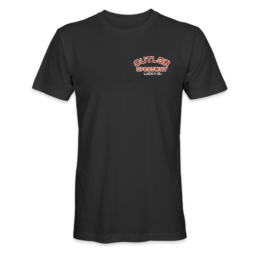 Lucky 13 Outlaw Speedway t-shirt black