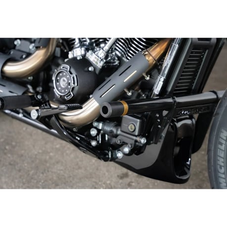 Cult-Werk, V1 end caps for 'Clubstyle' crash bar. Black