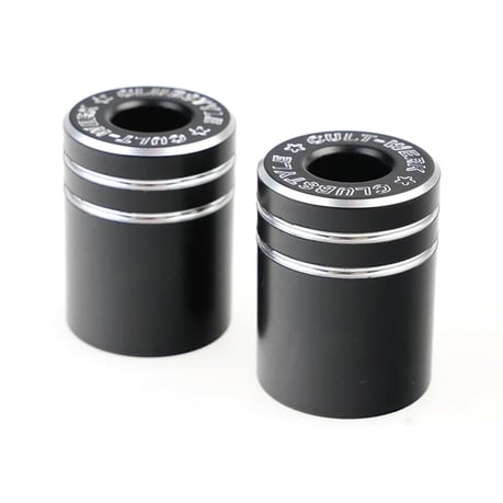 Cult-Werk, V2 end caps for 'Clubstyle' crash bar. Black