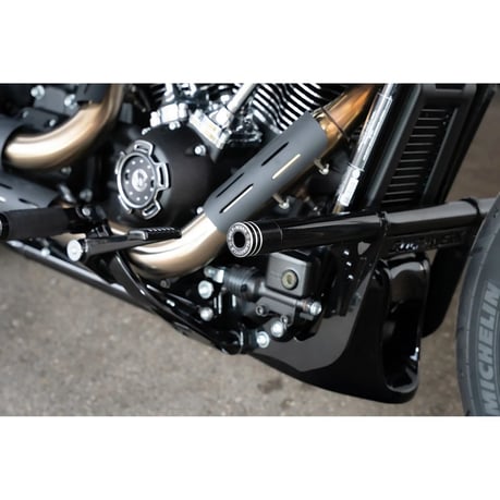 Cult-Werk, V2 end caps for 'Clubstyle' crash bar. Black