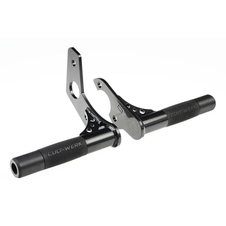 Cult-Werk, crashbar 'Clubstyle'. Rear. Stainless