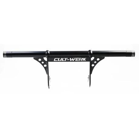 Cult-Werk, crashbar "Clubstyle". Front. Black