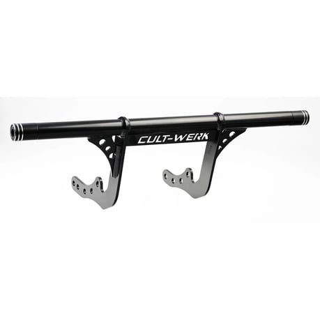 Cult-Werk, crashbar "Clubstyle". Front. Black