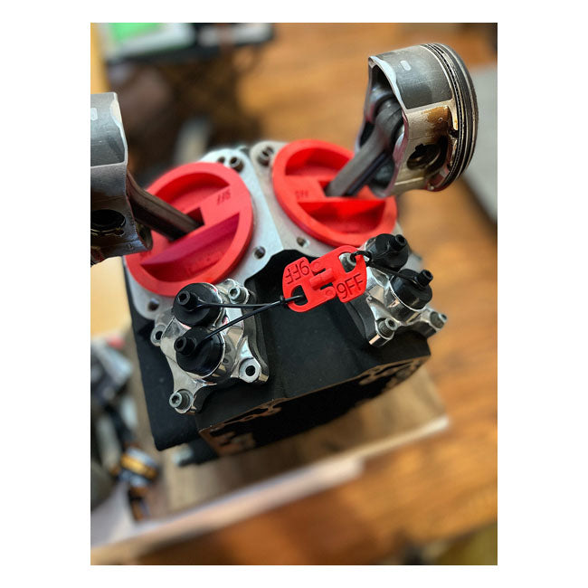 9Finger Fabrication, Juego De Tapones Para Bloque De Taqués Para Harley Davidson