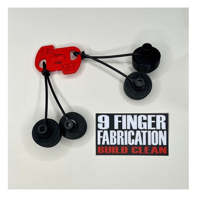 9Finger Fabrication, Juego De Tapones Para Bloque De Taqués Para Harley Davidson