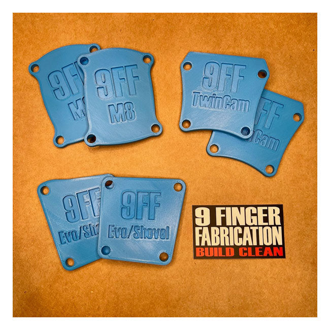 9Finger Fabrication, Juego De Tapas Para Cárter De Elevador De Twin Cam Para Harley Davidson