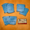 9Finger Fabrication, juego de cubiertas de caja del orificio del elevador Twin Cam