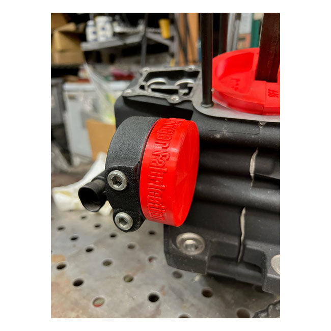 9Finger Fabrication, Oil Filter Cover for Harley Davidson