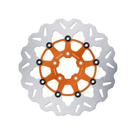 Orange floating galfer brake disc. 300x5mm for Harley Davidson