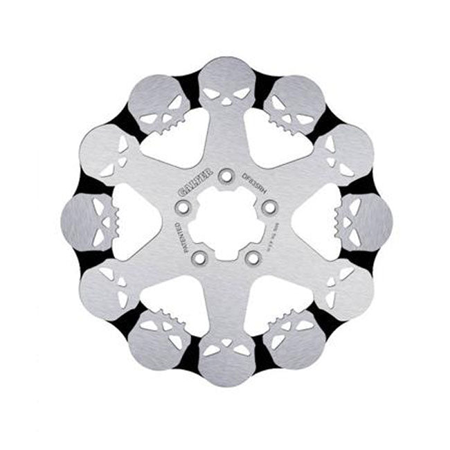 Galfer Brake Disc. Wave Skull Design. Fixed. 300 x 5 mm for Harley-Davidson