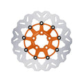 Galfer Brake Disc. Wavy. Floating. Orange. 300x5mm for Harley-Davidson 08-24 Touring
