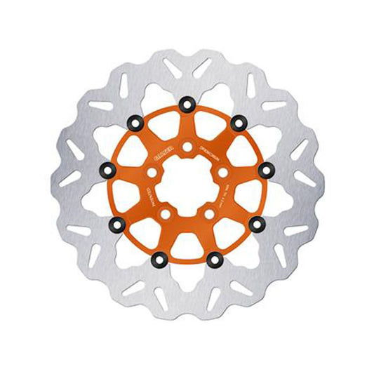 Galfer brake disc. Curly. Floating. Orange. 300x5mm for Harley Davidson 08-24 Touring