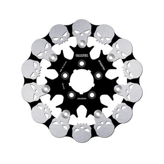 Galfer Wave Skull Design Floating Brake Disc, 300 x 5 mm, for Harley-Davidson 08-24 Touring