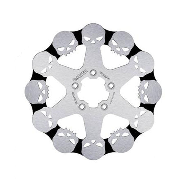 Galfer Wave Skull Design Fixed Brake Disc, 300 x 5 mm, for Harley-Davidson 08-24 Touring
