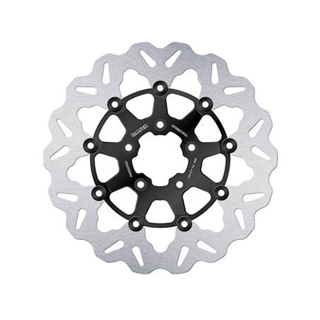 Galfer Brake Disc. Wavy. Floating. Black/Gloss. 292x5mm for Harley-Davidson