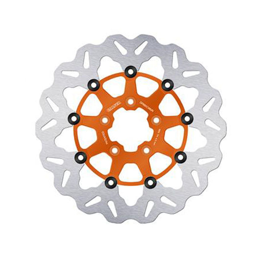 Galfer brake disc. Curly. Floating. Orange. 292x5mm for Harley Davidson