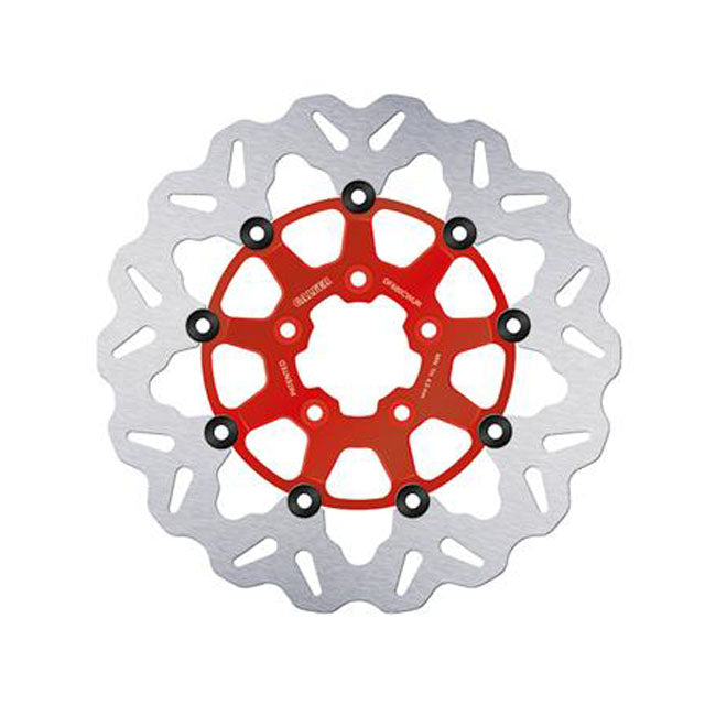 Galfer Brake Disc. Wavy. Floating. Red. 292x5mm for Harley-Davidson