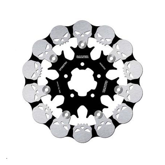 Galfer Brake Disc. Wavy Skull Design. Floating. 292 x 5 mm for Harley-Davidson